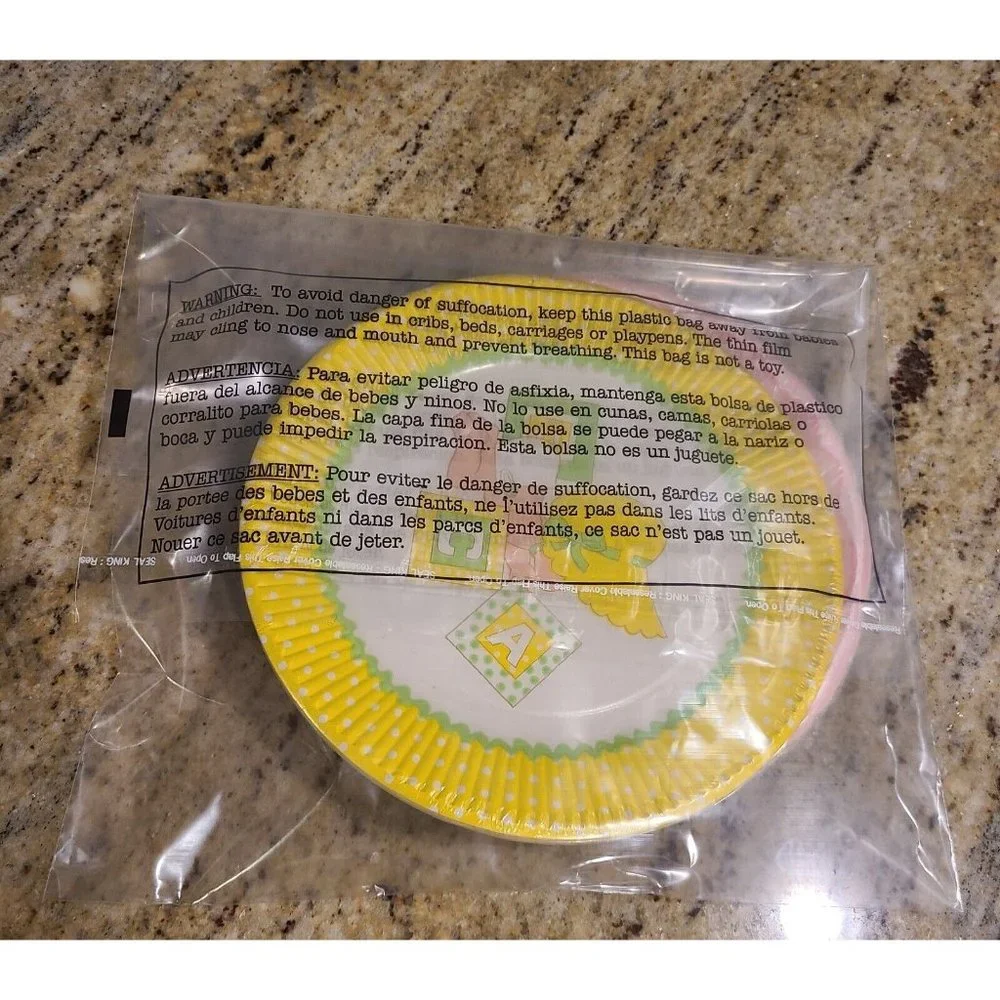 16 Hallmark American Greetings Baby Shower Paper Dessert Plates 7